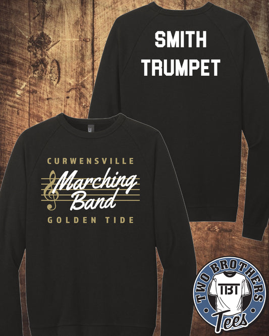 Curwensville Marching Band Crewneck Sweatshirt - Design 1