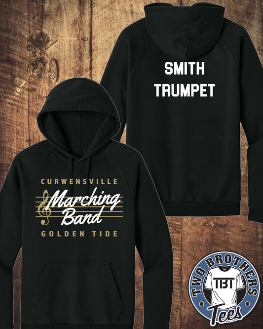 Curwensville Marching Band Unisex Hoodie - Design 1