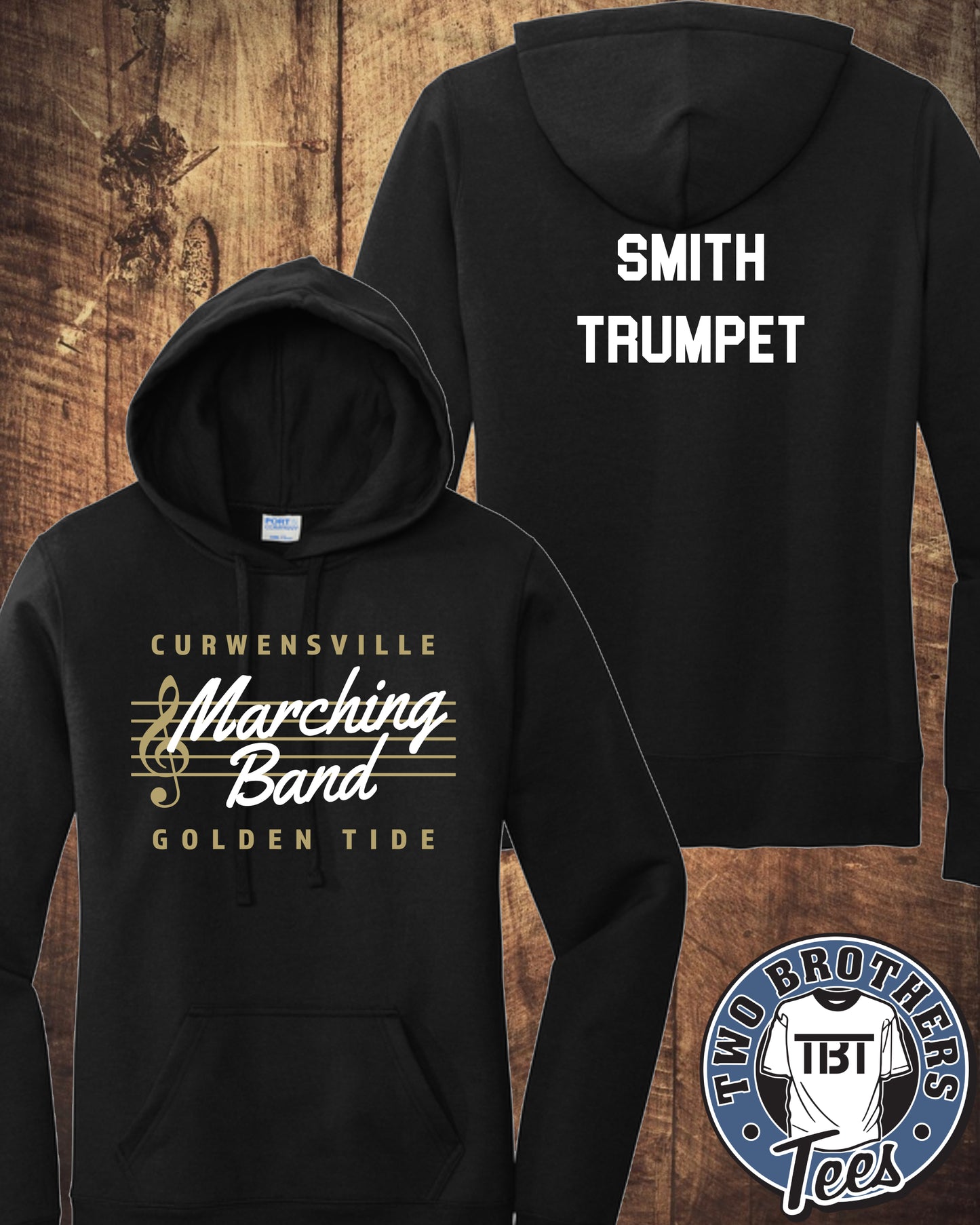 Curwensville Marching Band Women's Hoodie - Design 1
