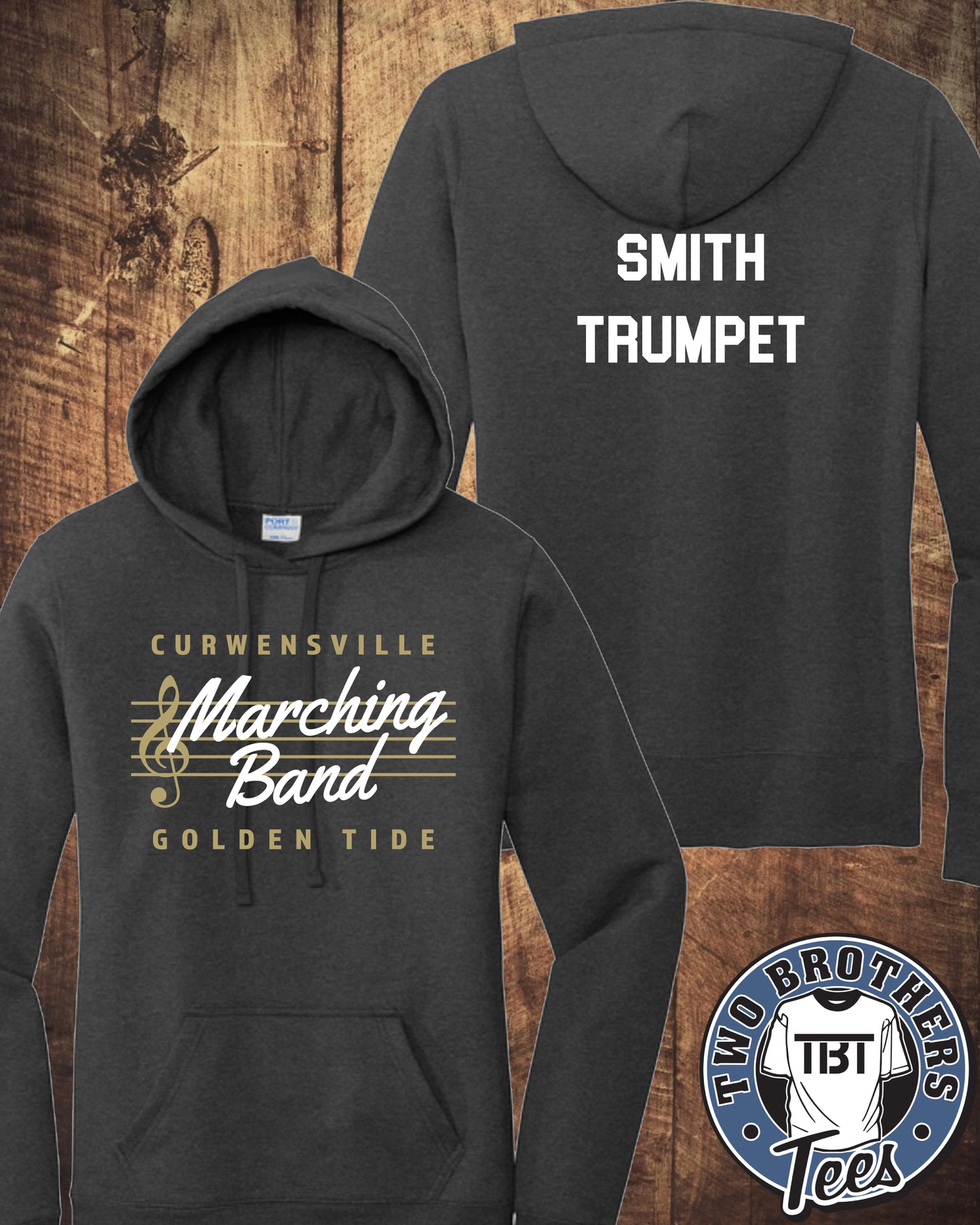 Curwensville Marching Band Women's Hoodie - Design 1