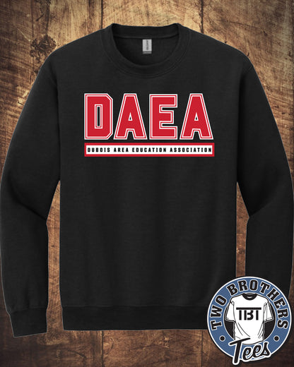 DAEA 2026 Crewneck Sweatshirt - Red Design