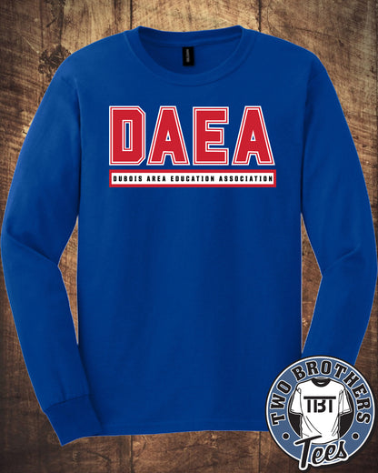 DAEA 2026 Long Sleeve T-Shirt - Red Design