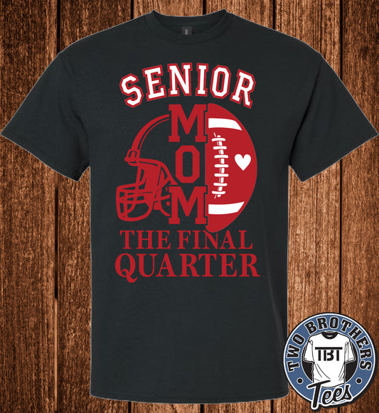 DAHS Football Senior Mom 2026 Softstyle T-Shirt / Without Glitter