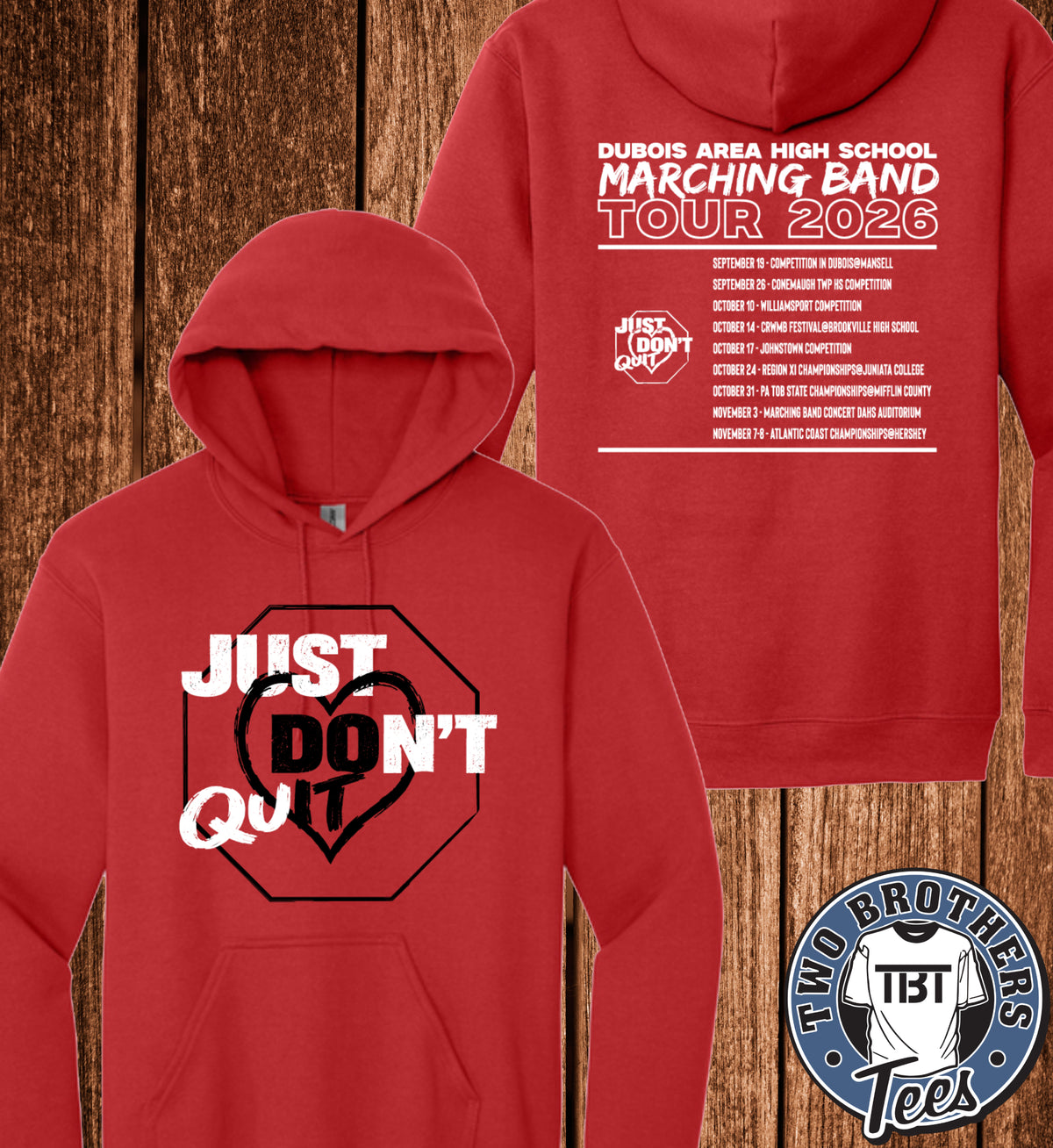 DAHS Marching Band Tour 2026 Hoodie