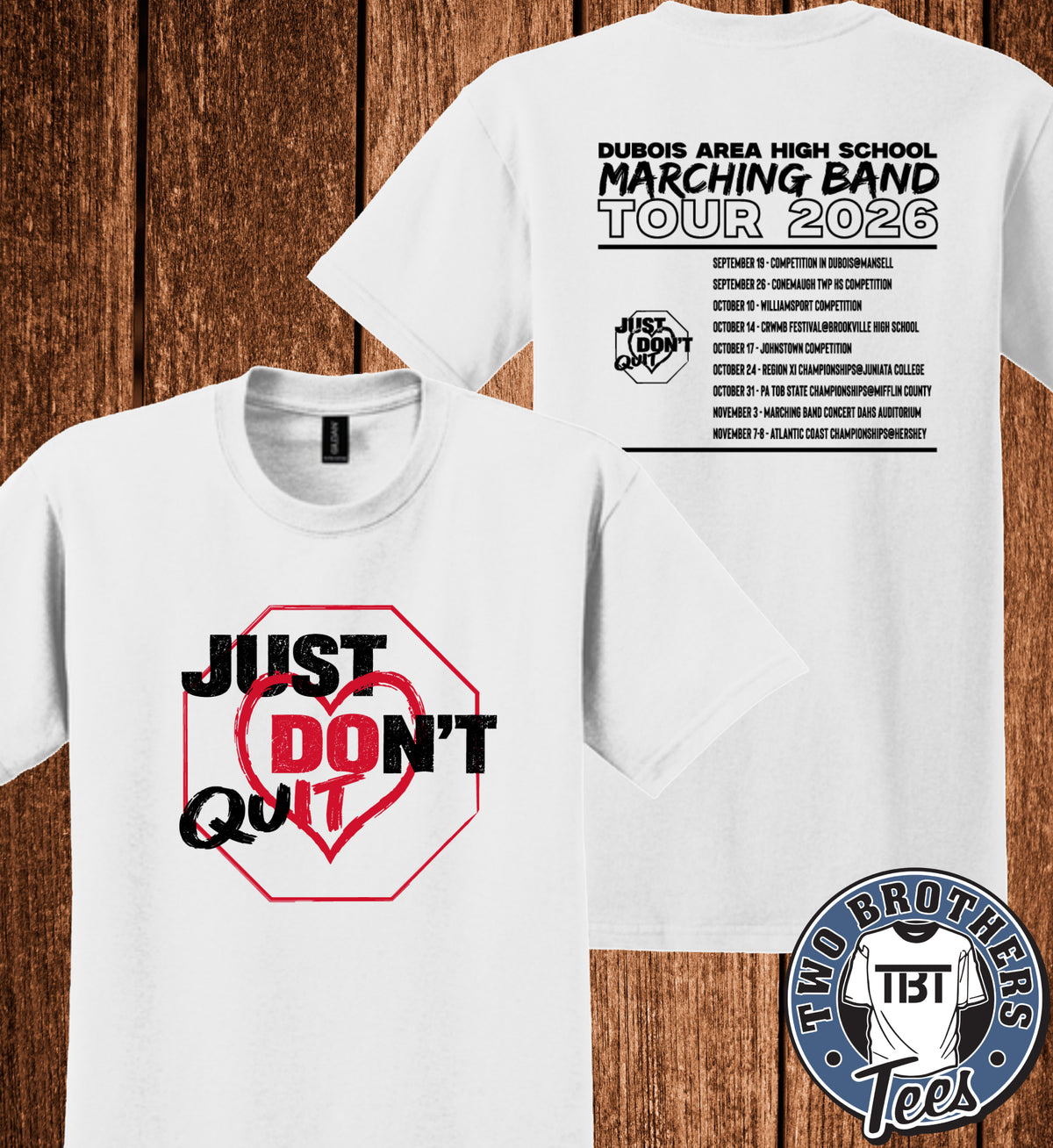 DAHS Marching Band Tour 2026 Softstyle T-Shirt