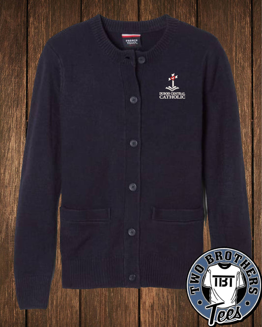 DCC Uniforms - Youth Crewneck Cardigan