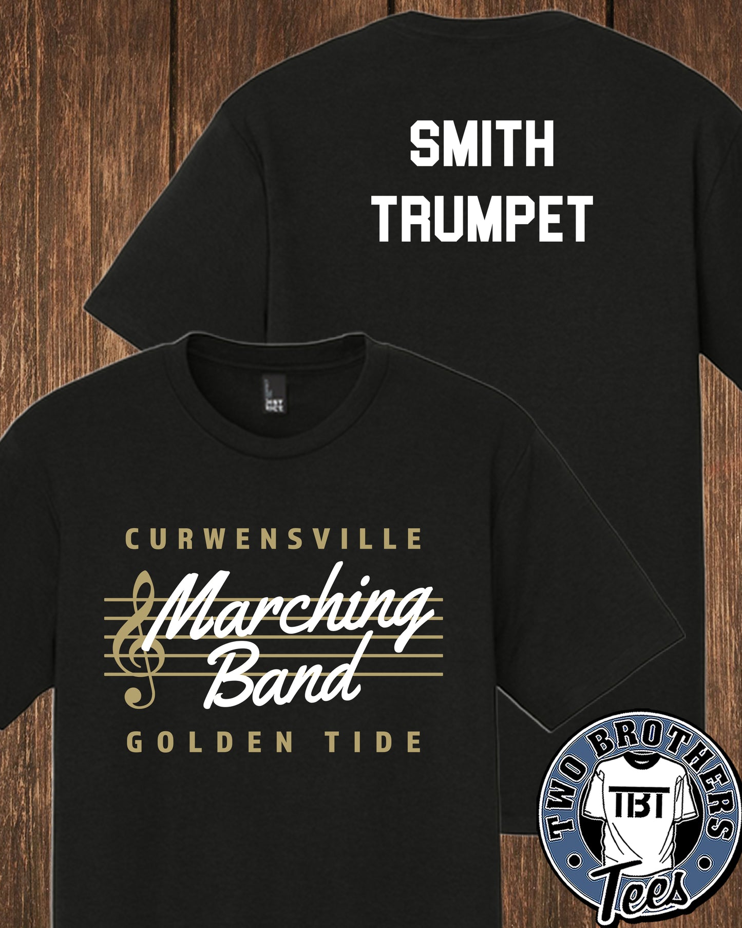 Curwensville Marching Band Youth T-Shirt - Design 1