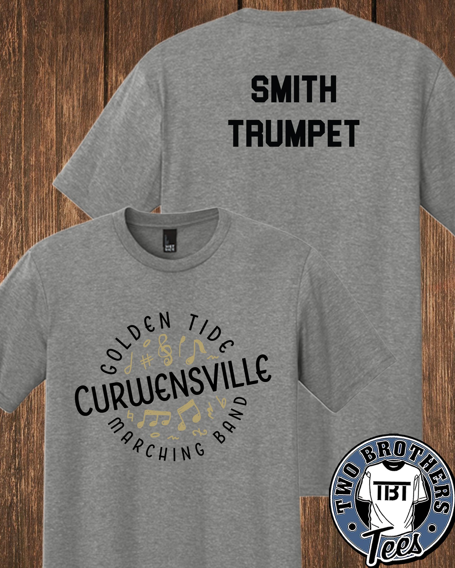 Curwensville Marching Band Youth T-Shirt - Design 2
