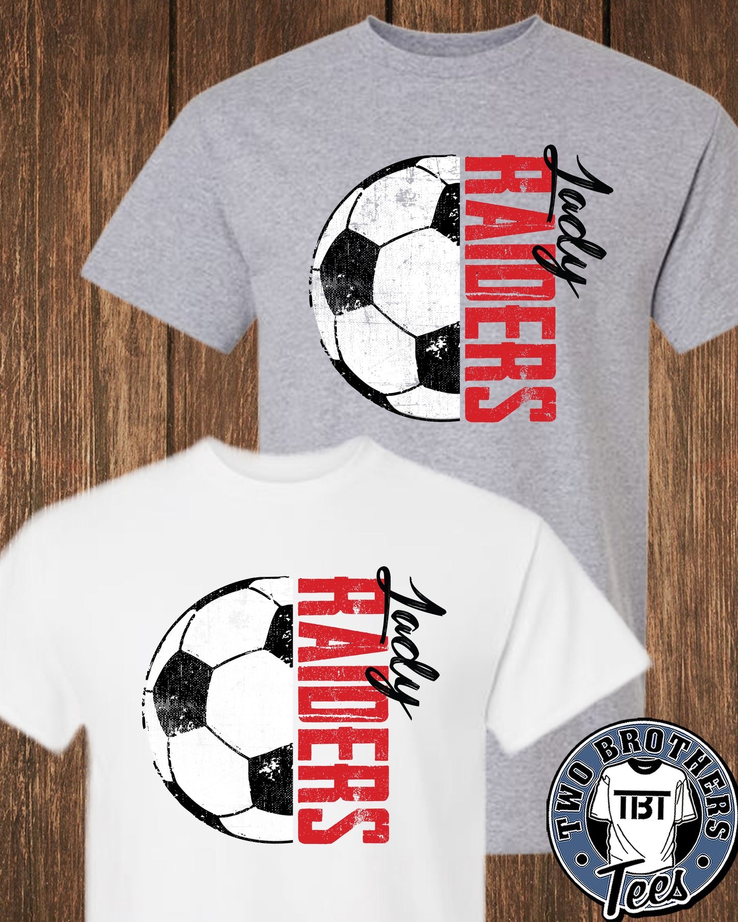 Lady Raiders Soccer T-Shirt - Design 2