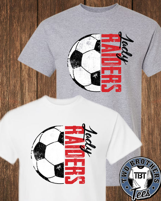 Lady Raiders Soccer T-Shirt - Design 2