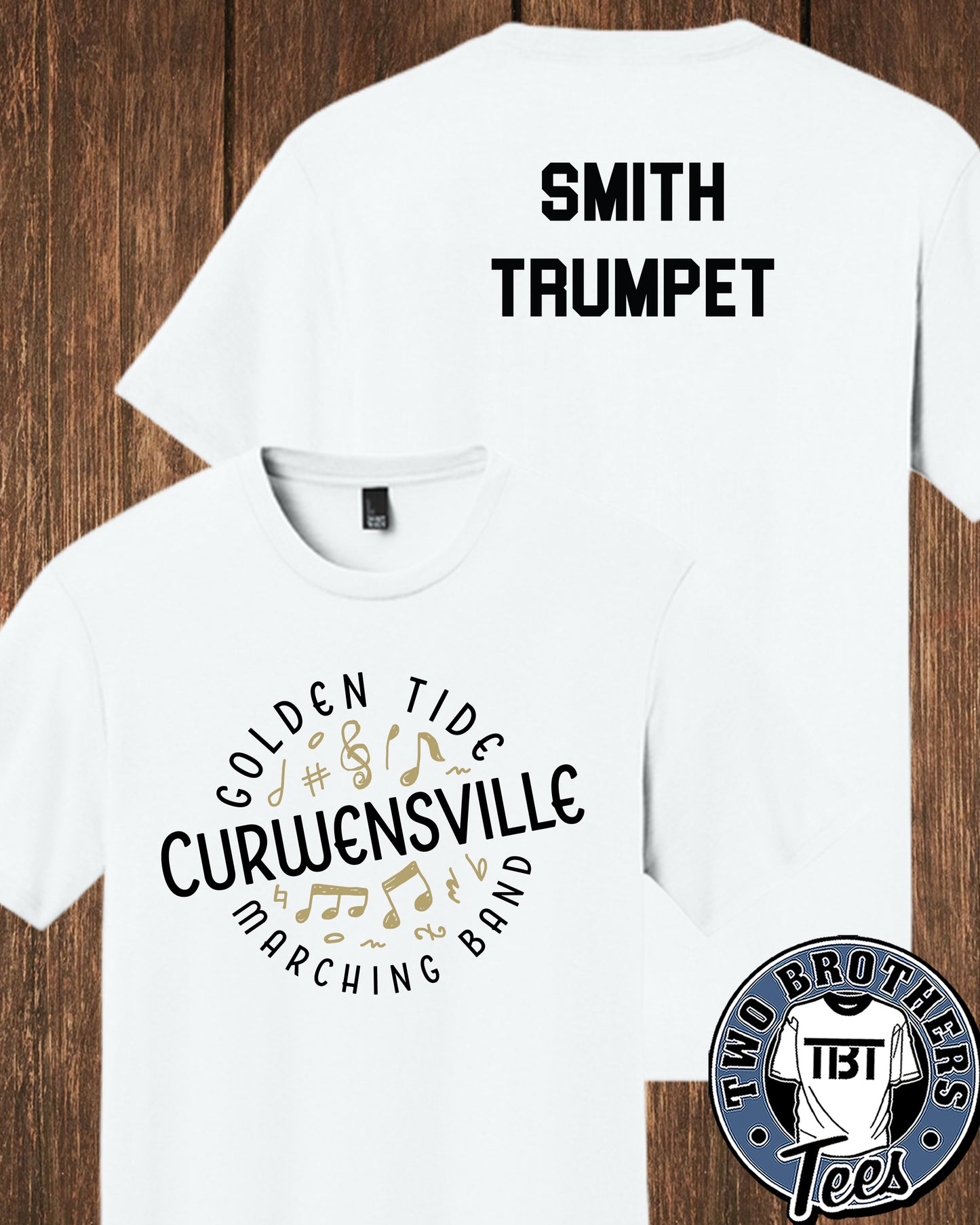 Curwensville Marching Band Unisex T-Shirt - Design 2