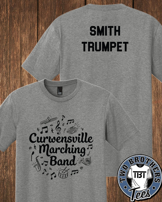 Curwensville Marching Band Youth T-Shirt - Design 3