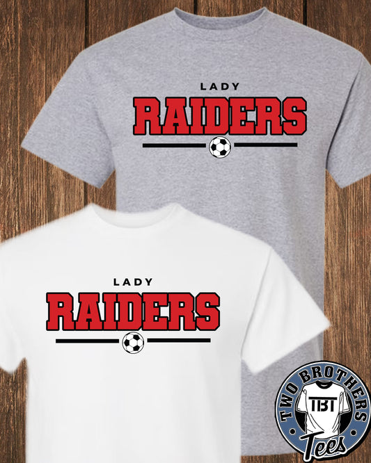 Lady Raiders Soccer T-Shirt - Design 3