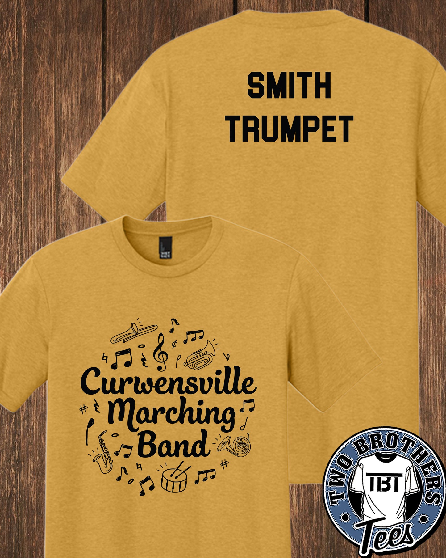 Curwensville Marching Band Unisex T-Shirt - Design 3