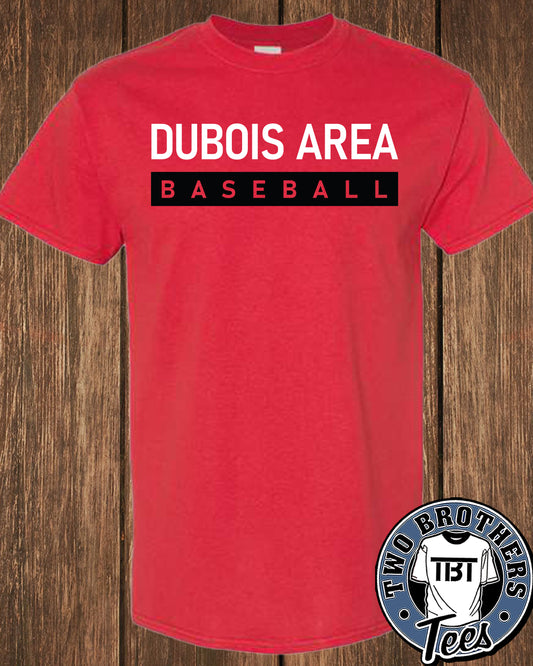 DuBois Area Baseball T-Shirt - Design 1