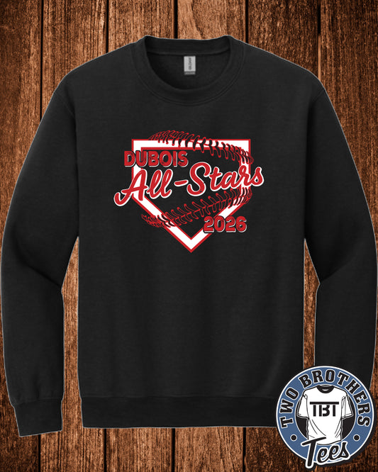DuBois All Stars "Home Plate" Crewneck Sweatshirt