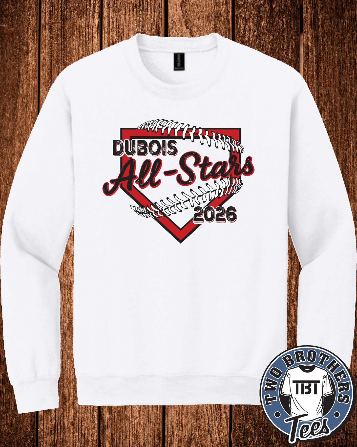 DuBois All Stars "Home Plate" Crewneck Sweatshirt