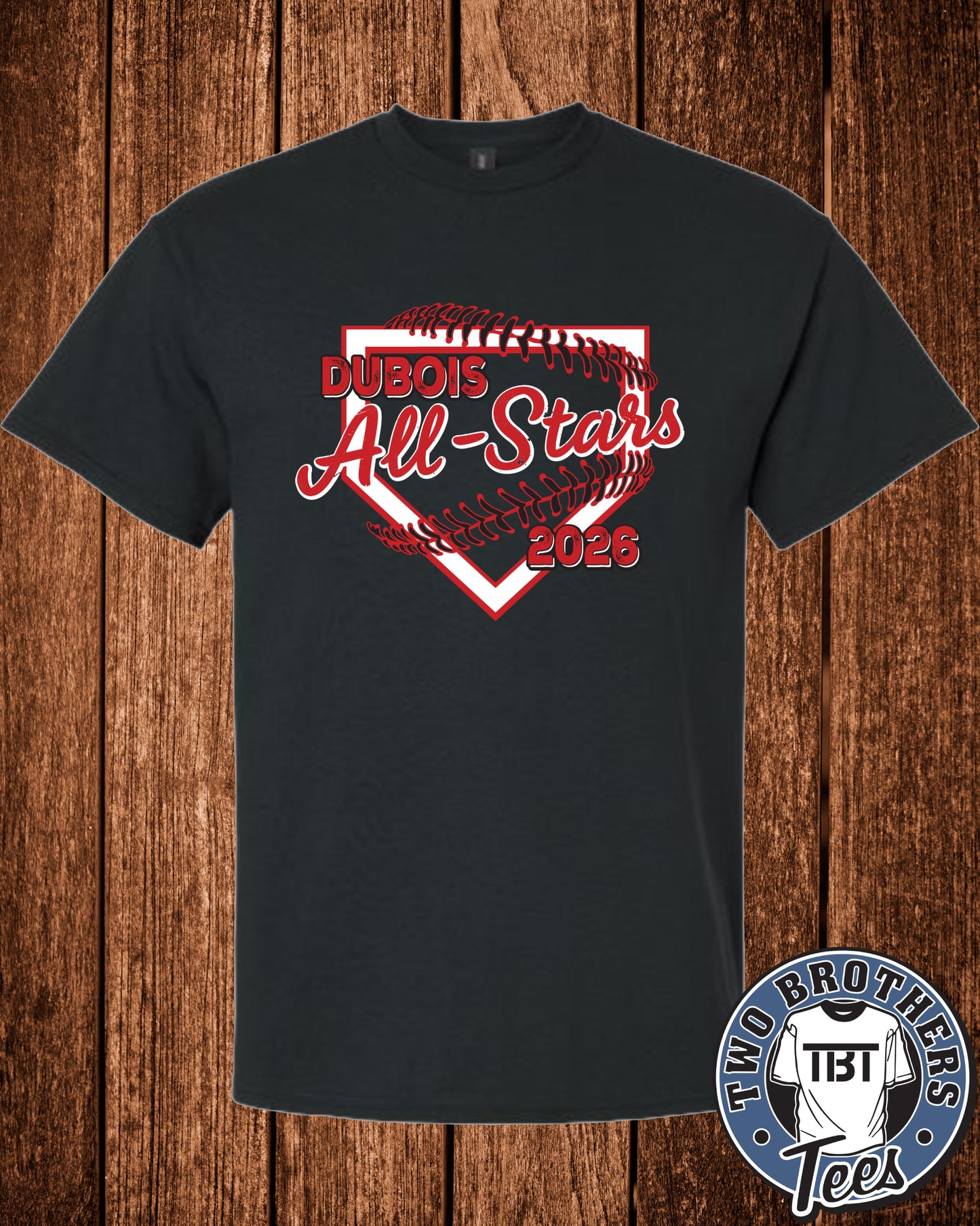 DuBois All Stars "Home Plate" Softstyle T-Shirt