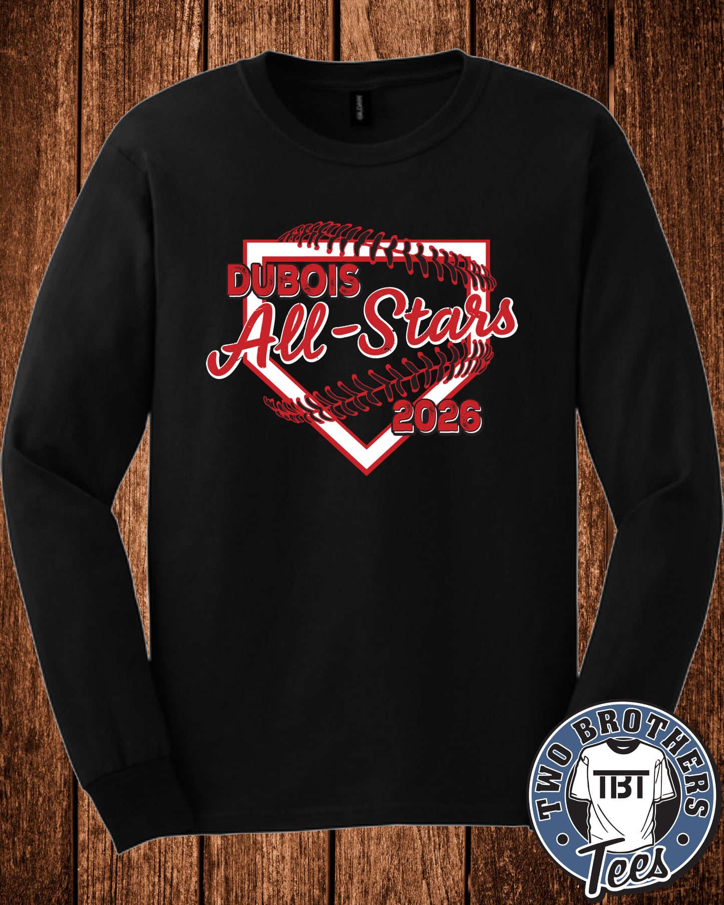 DuBois All Stars "Home Plate" Long Sleeve T-Shirt