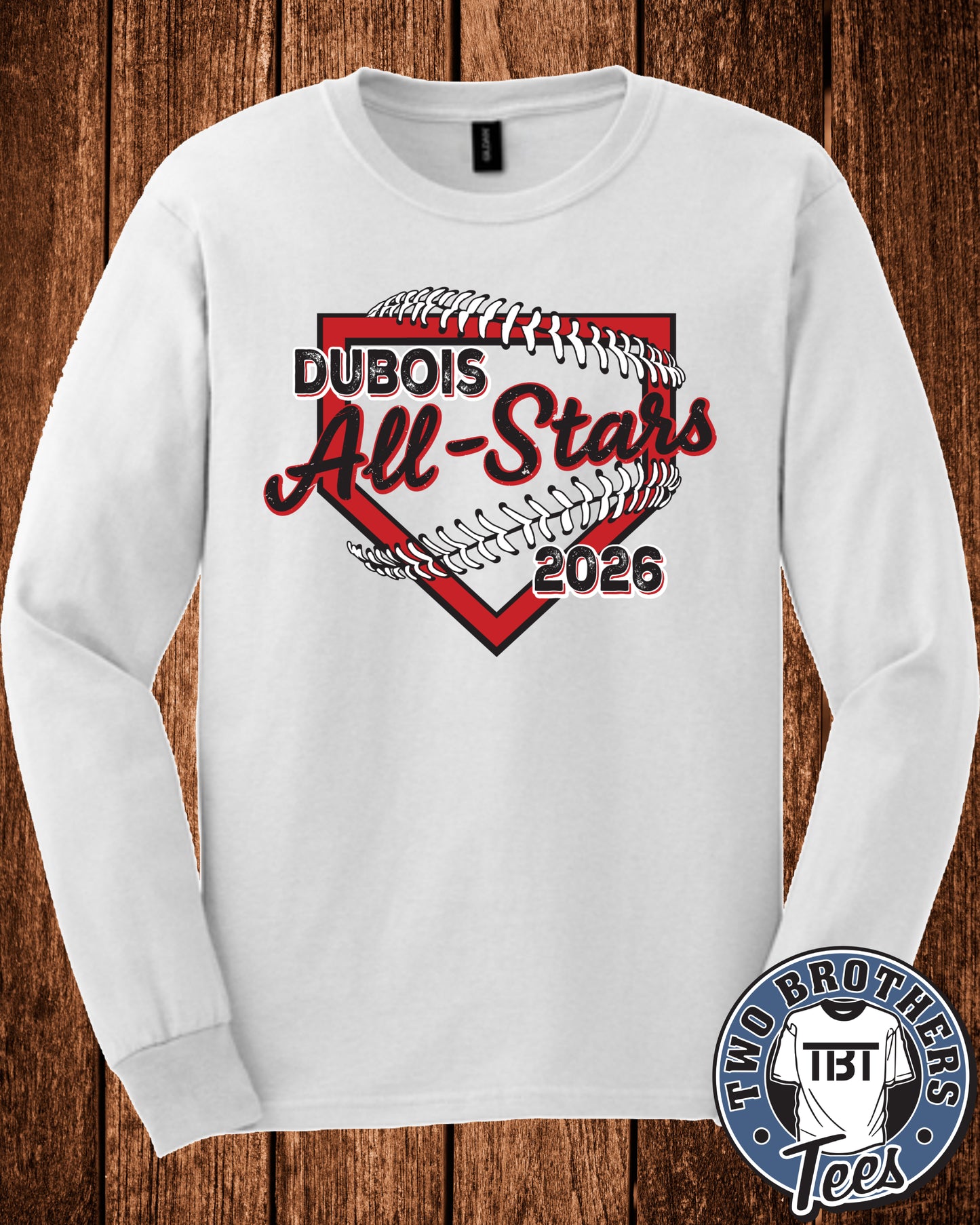 DuBois All Stars "Home Plate" Long Sleeve T-Shirt