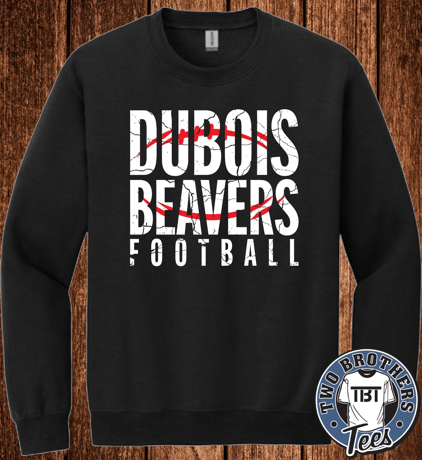 DuBois Beavers Football 2026 Crewneck Sweatshirt - Design 2