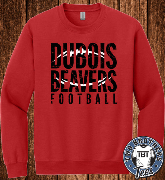 DuBois Beavers Football 2026 Crewneck Sweatshirt - Design 2