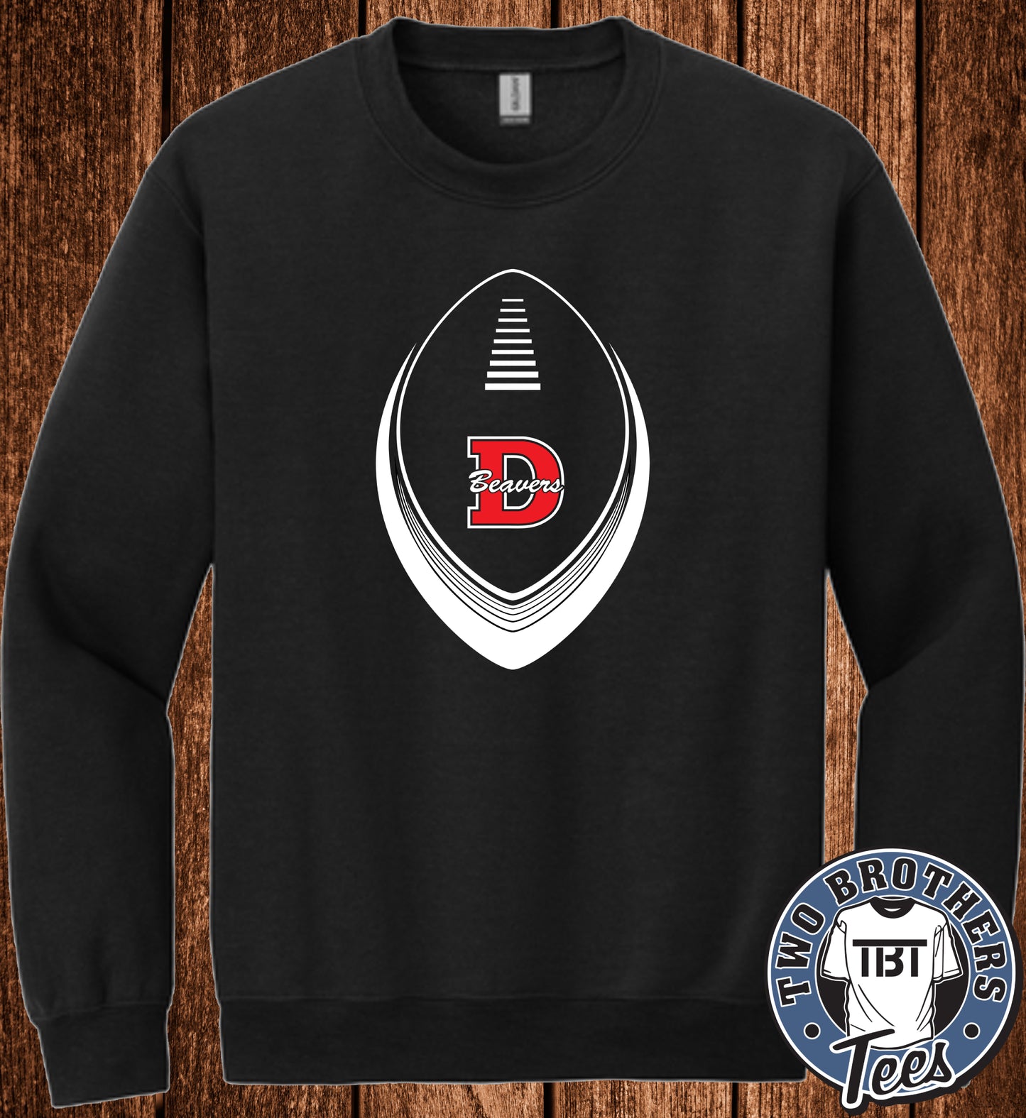 DuBois Beavers Football 2026 Crewneck Sweatshirt - Design 3