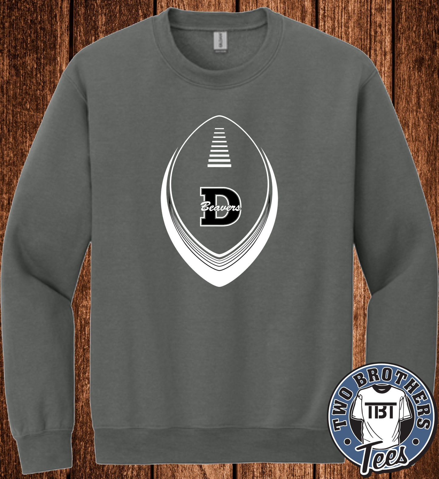 DuBois Beavers Football 2026 Crewneck Sweatshirt - Design 3