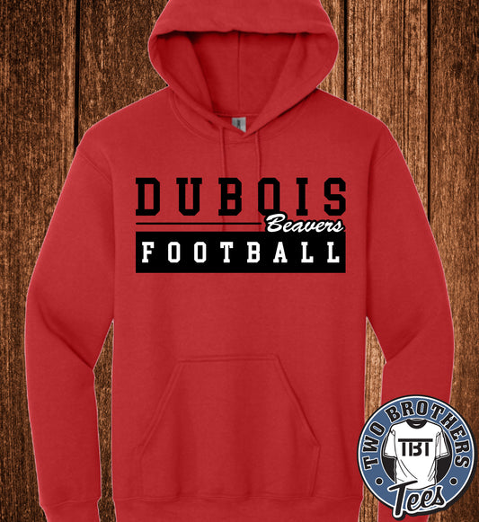 DuBois Beavers Football 2026 Hoodie - Design 1