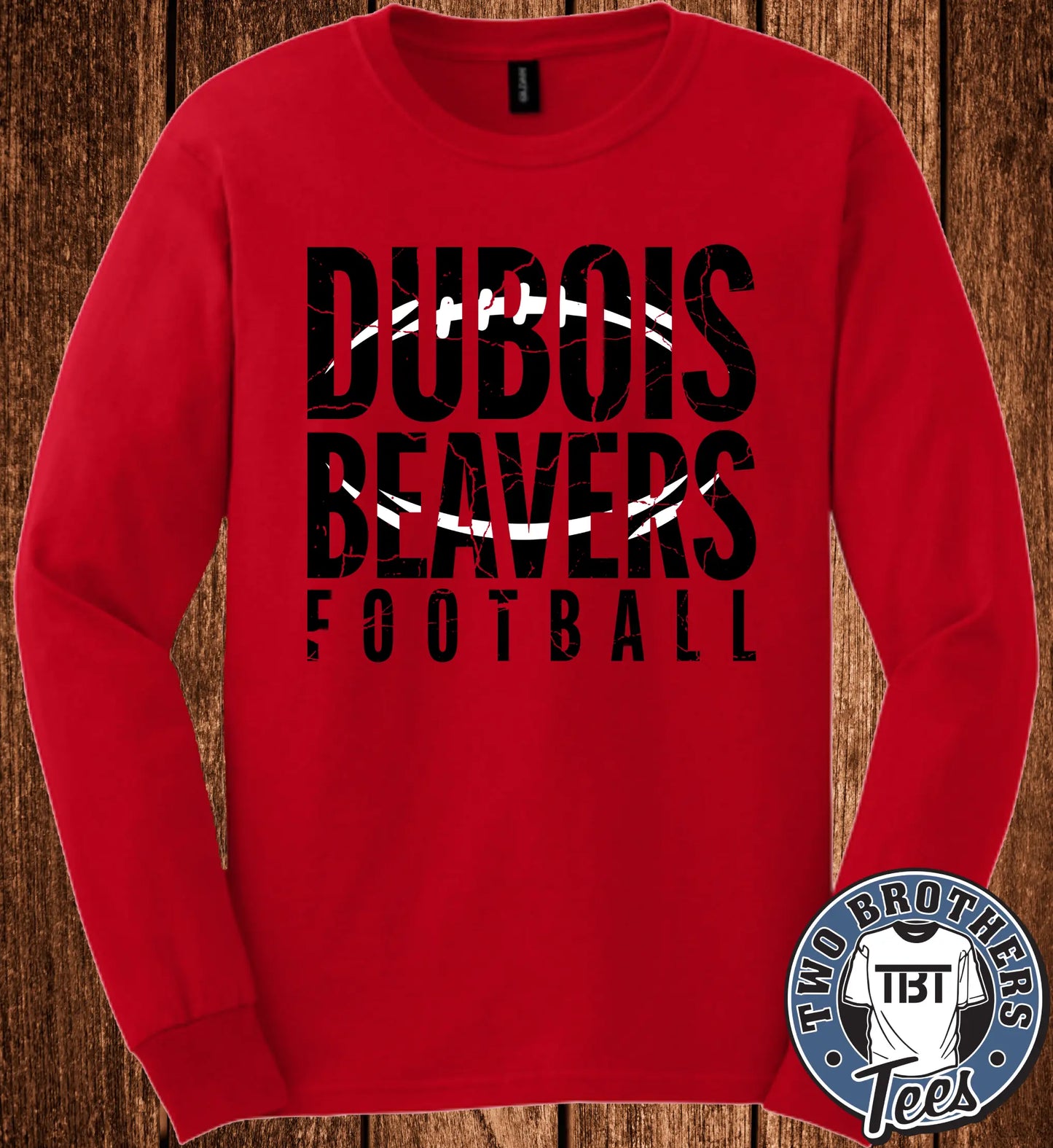 DuBois Beavers Football 2026 Long Sleeve T-Shirt - Design 2