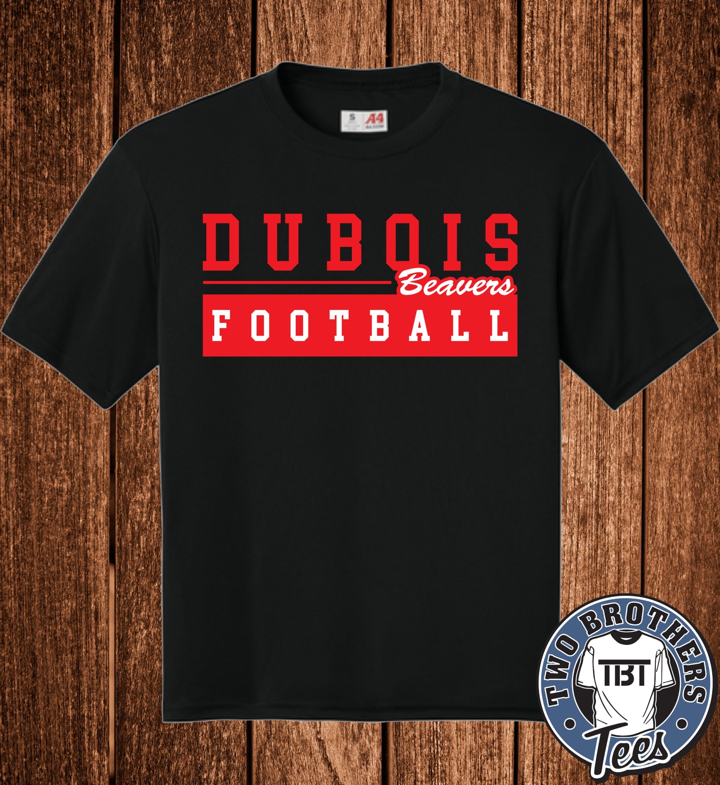 DuBois Beavers Football 2026 Performance T-Shirt - Design 1