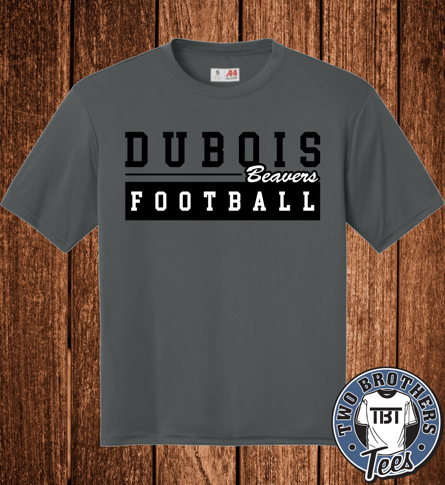 DuBois Beavers Football 2026 Performance T-Shirt - Design 1