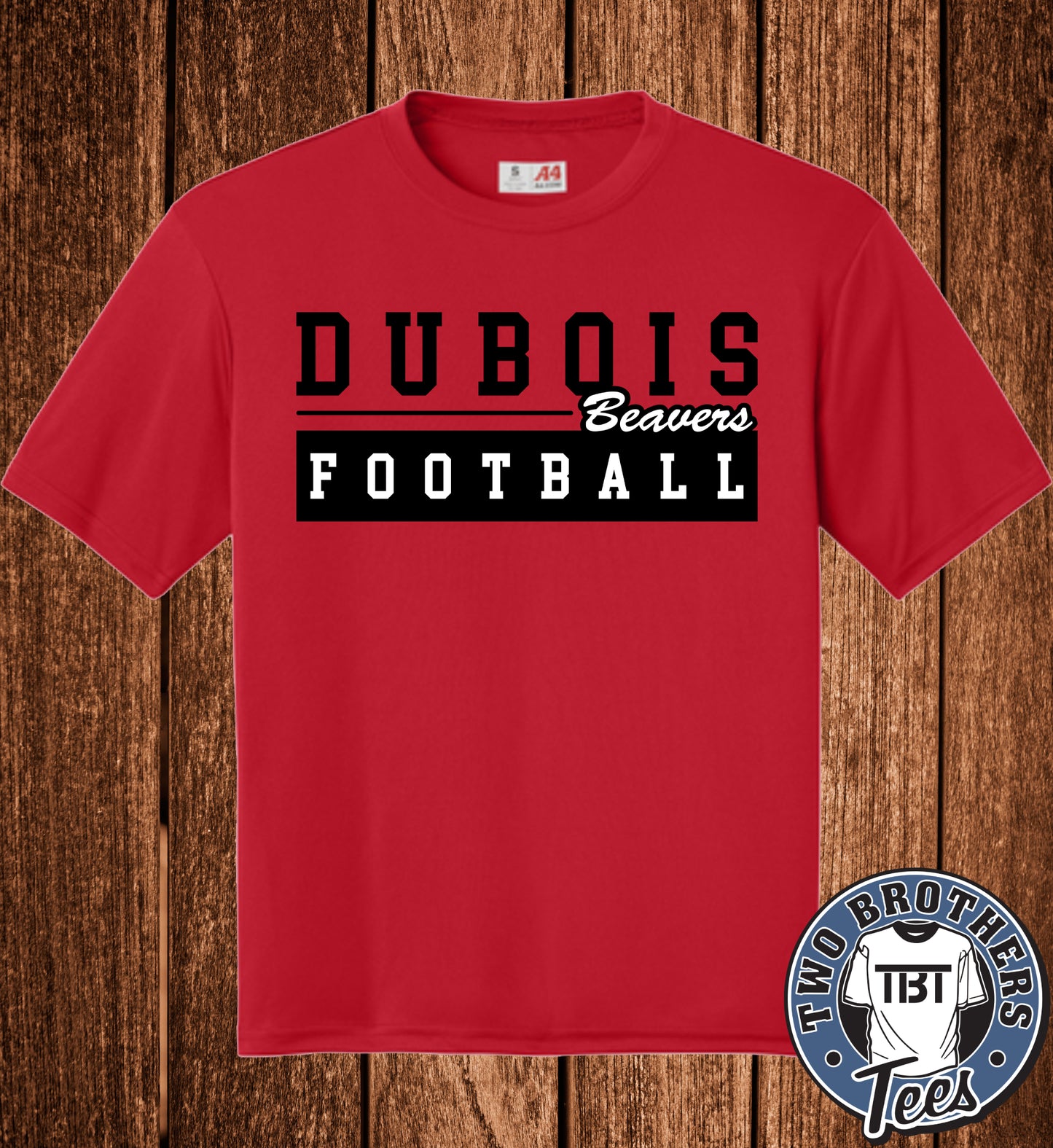 DuBois Beavers Football 2026 Performance T-Shirt - Design 1