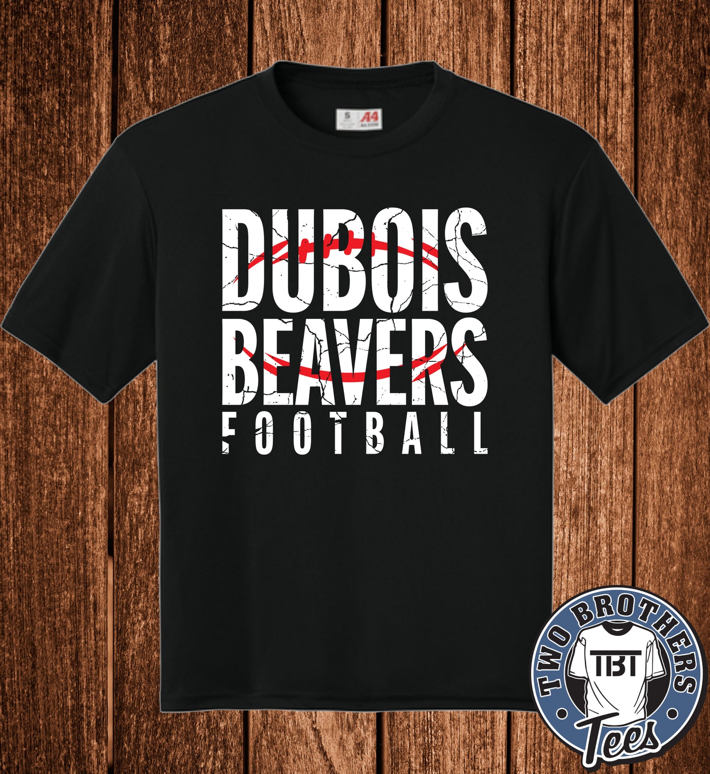 DuBois Beavers Football 2026 Performance T-Shirt - Design 2