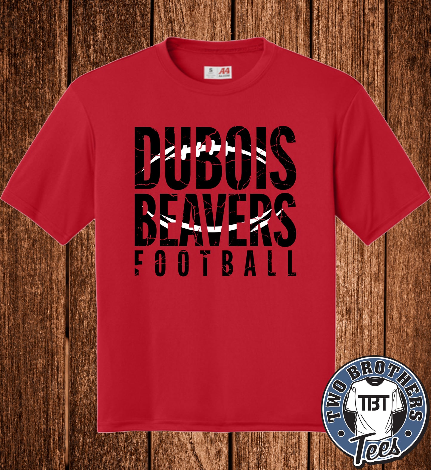 DuBois Beavers Football 2026 Performance T-Shirt - Design 2