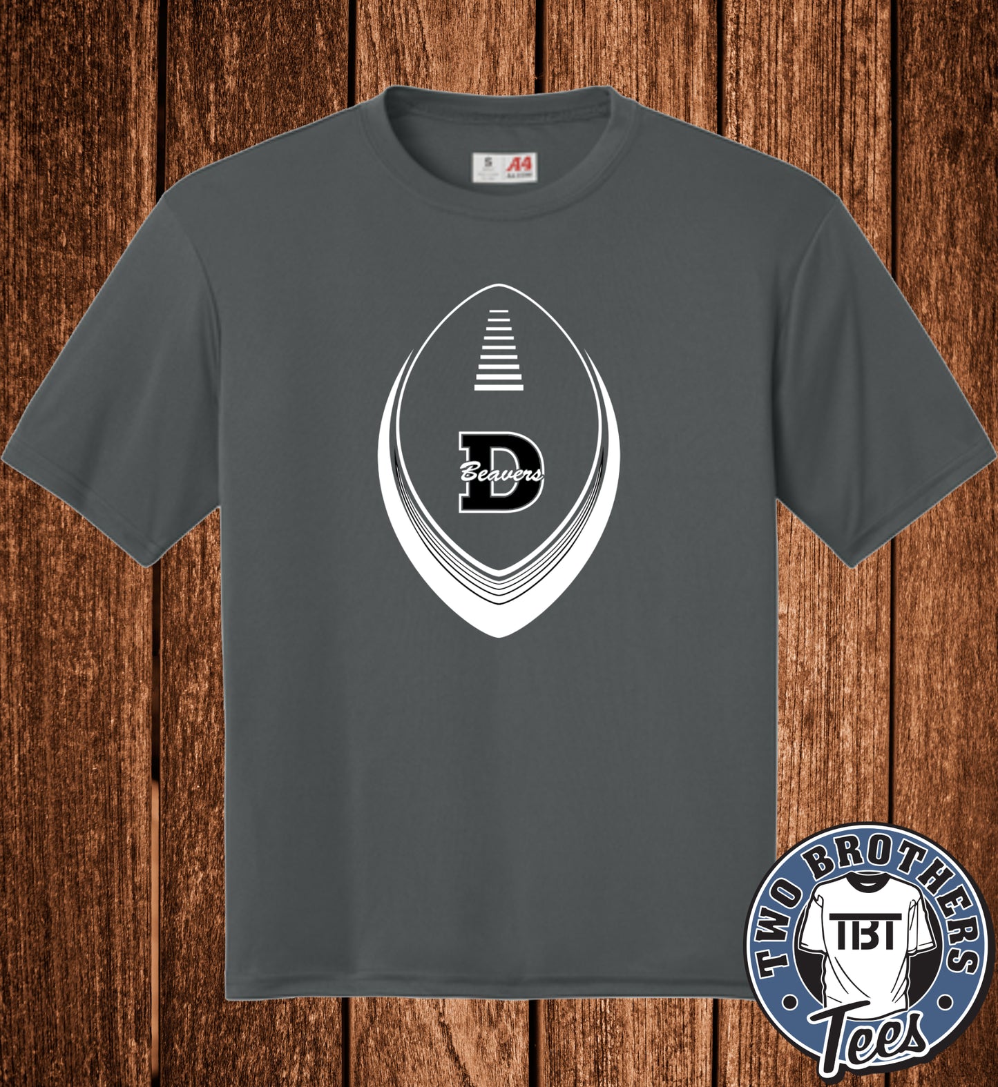 DuBois Beavers Football 2026 Performance T-Shirt - Design 3