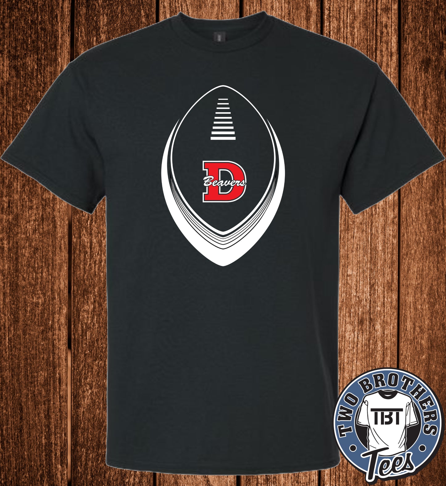 DuBois Beavers Football 2026 T-Shirt - Design 3