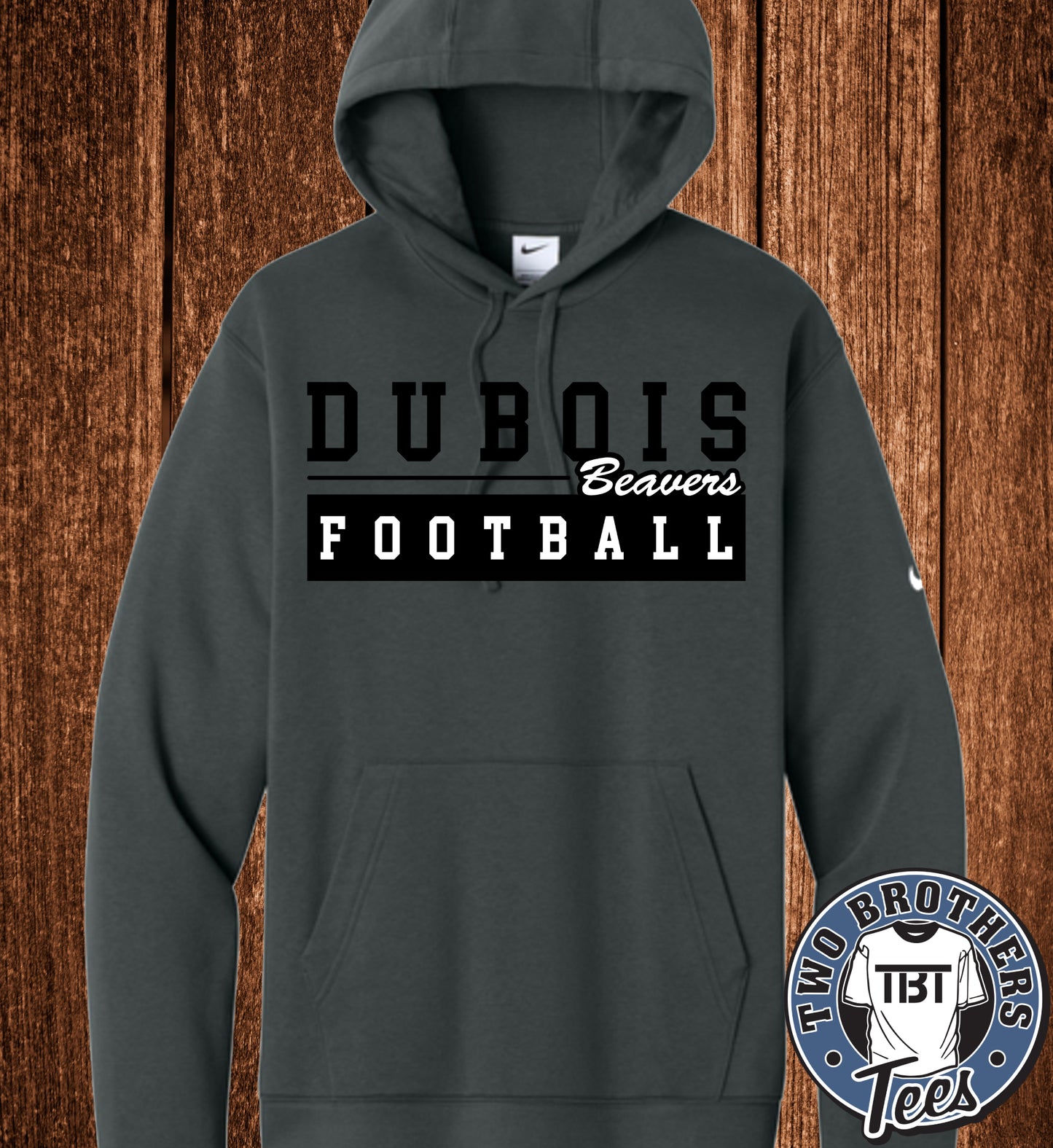 DuBois Beavers Football 2026 Nike Hoodie - Design 1