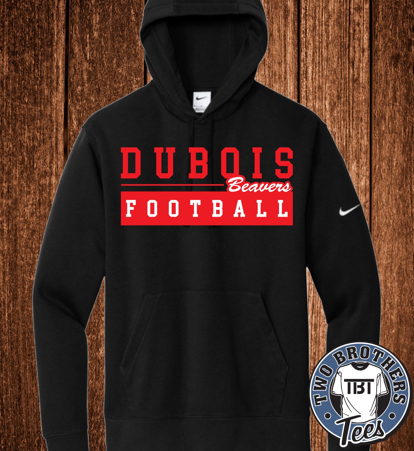 DuBois Beavers Football 2026 Nike Hoodie - Design 1
