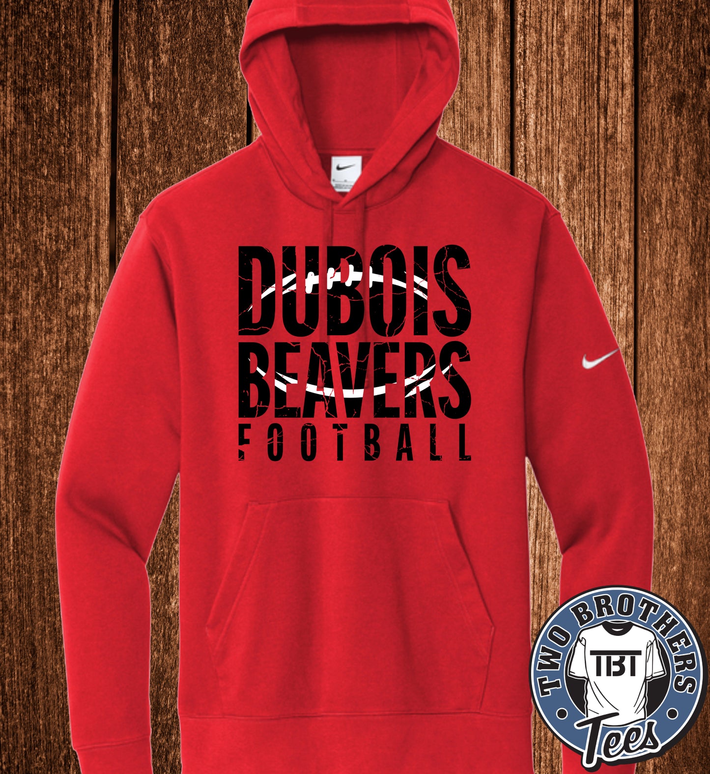 DuBois Beavers Football 2026 Nike Hoodie - Design 2