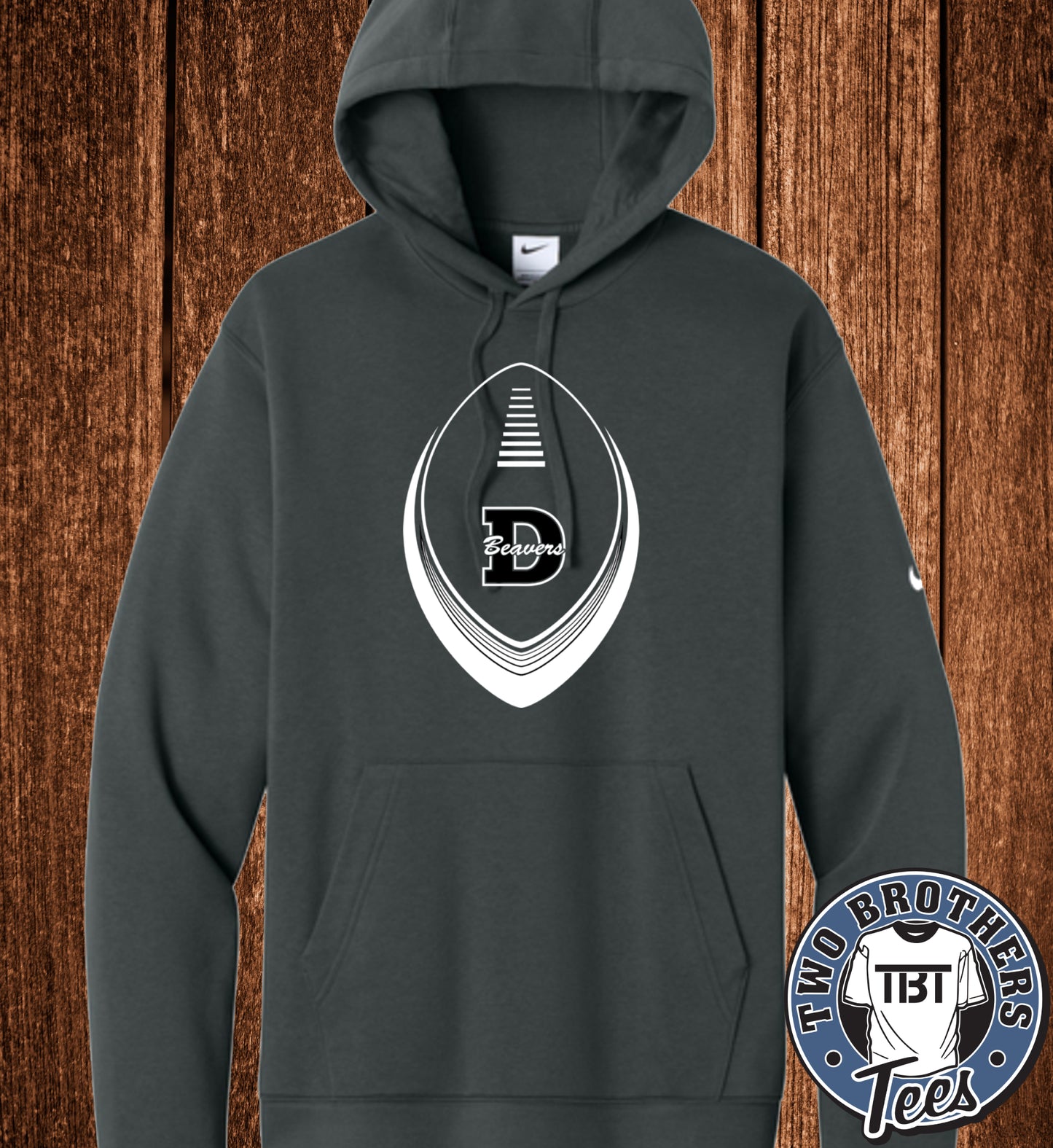 DuBois Beavers Football 2026 Nike Hoodie - Design 3
