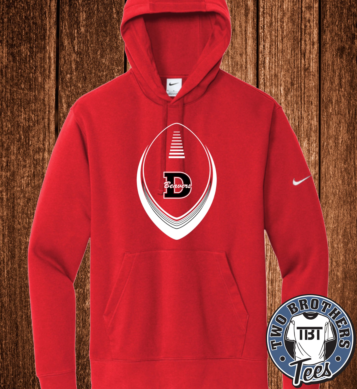 DuBois Beavers Football 2026 Nike Hoodie - Design 3