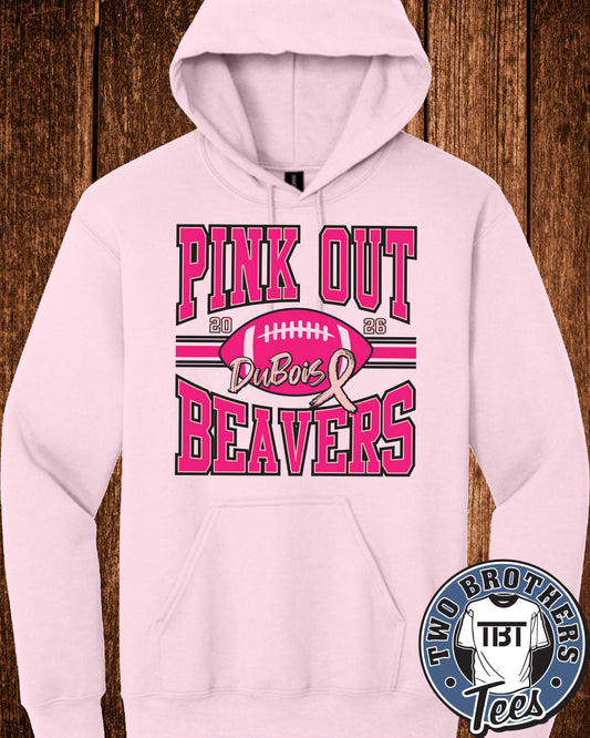 DuBois Beavers Pink Out 2026 Hoodie - Design 1