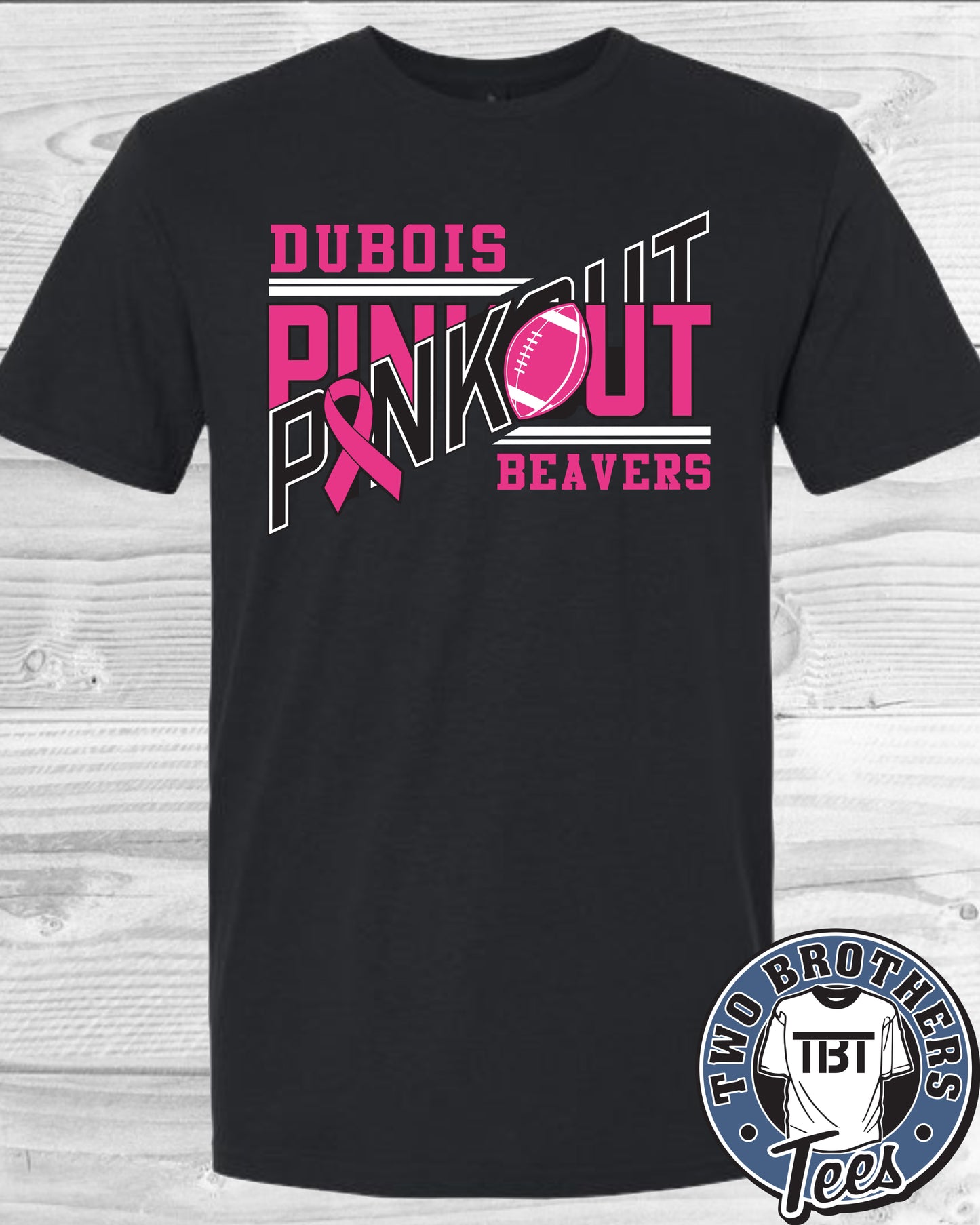 DuBois Beavers Pink Out 2026 Softstyle T-Shirt - Design 2