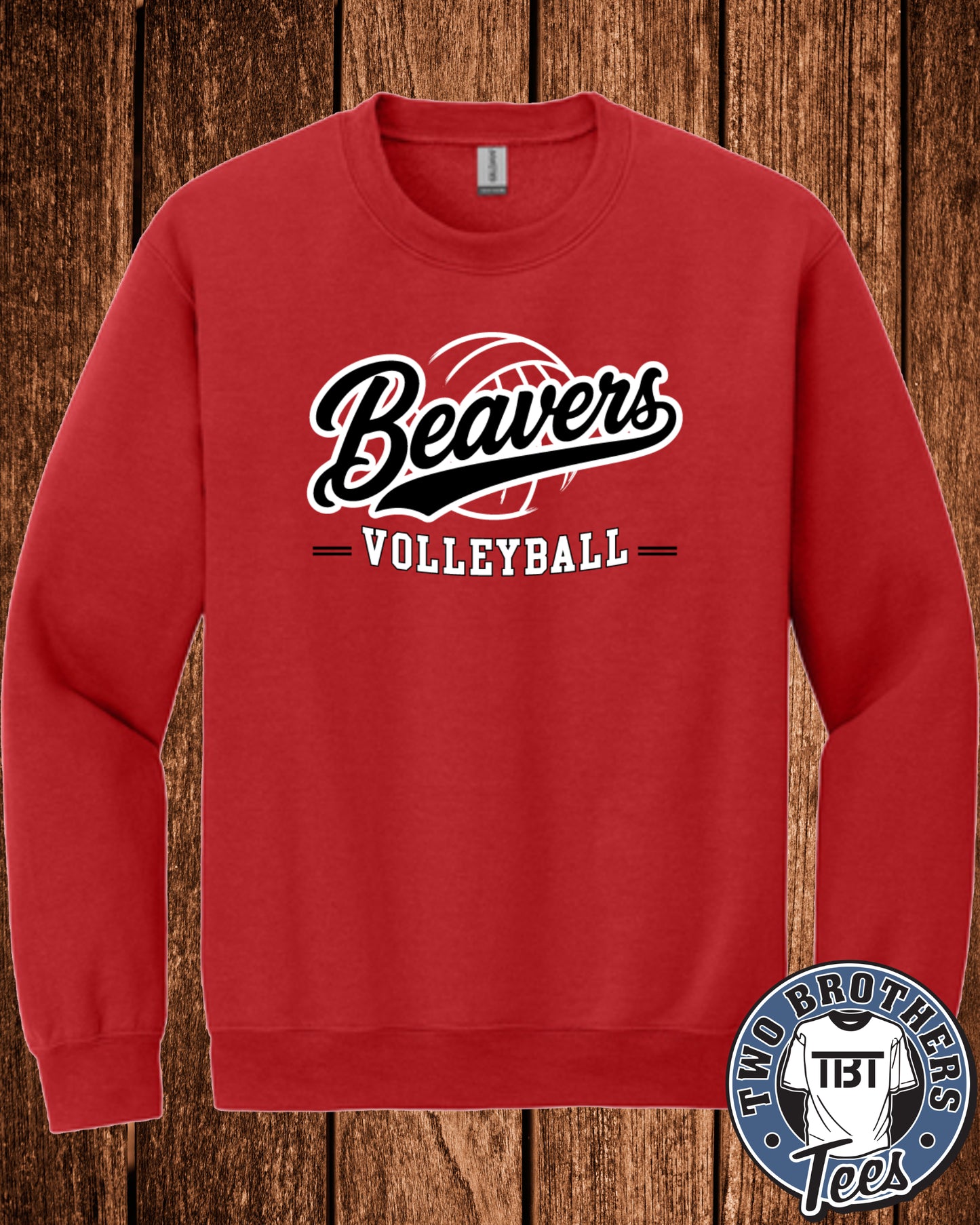 DuBois Beavers Volleyball 2026 Crewneck Sweatshirt - Design 2