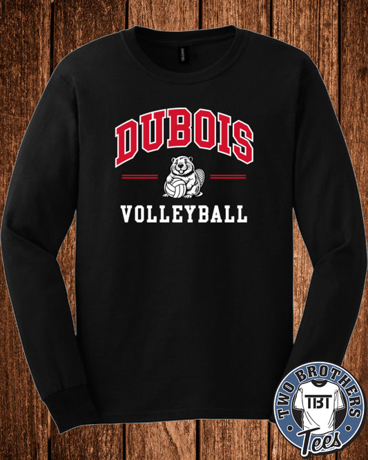DuBois Beavers Volleyball 2026 Long Sleeve T-Shirt - Design 3