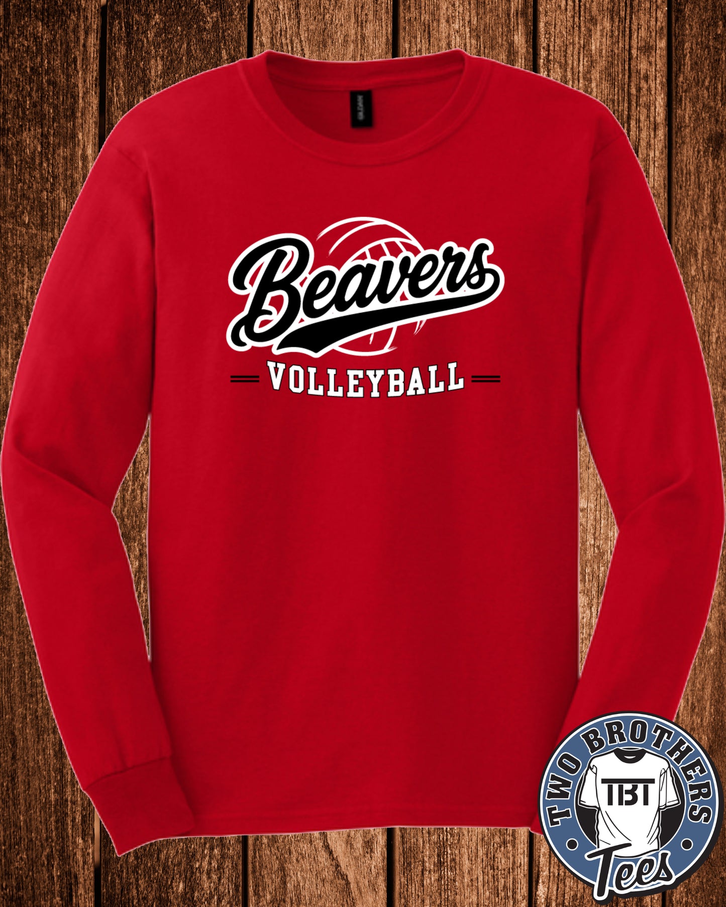 DuBois Beavers Volleyball 2026 Long Sleeve T-Shirt - Design 2