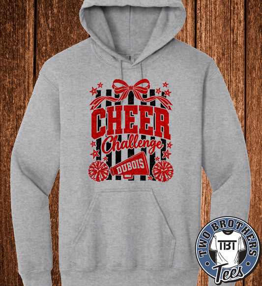 DuBois Cheer Challenge 2026 Hoodie - WITH GLITTER