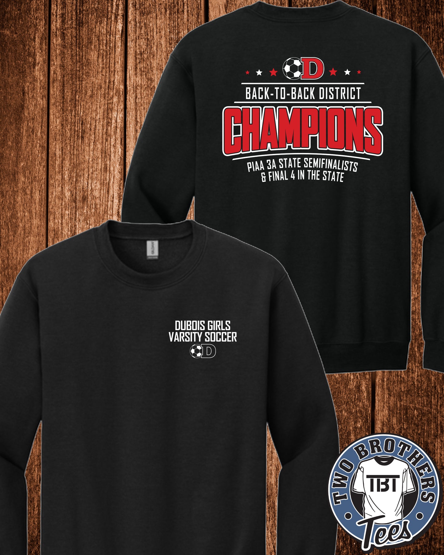 DuBois Soccer 2026 Crewneck Sweatshirt - Design 2
