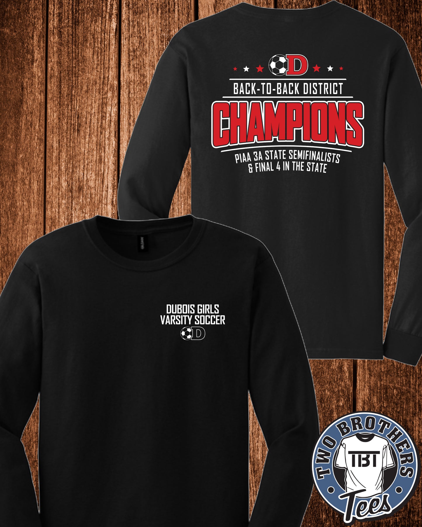 DuBois Soccer 2026 Long Sleeve T-Shirt - Design 2
